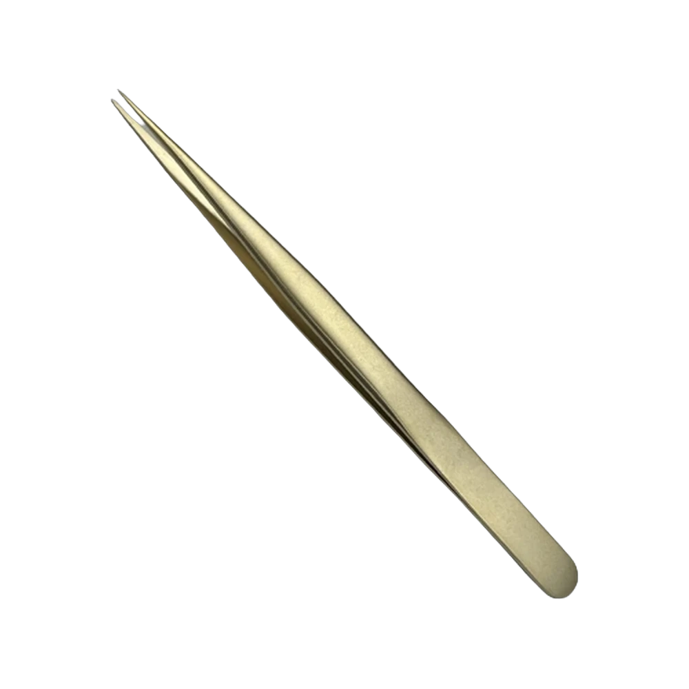 Gold Pinzette Gerade